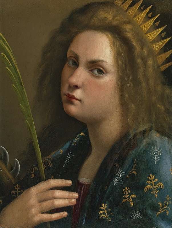 Autoritratto come Santa Caterina d'Alessandria di Artemisia Gentileschi