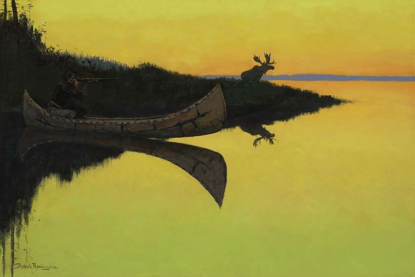 Coming to the Call di Frederic Remington