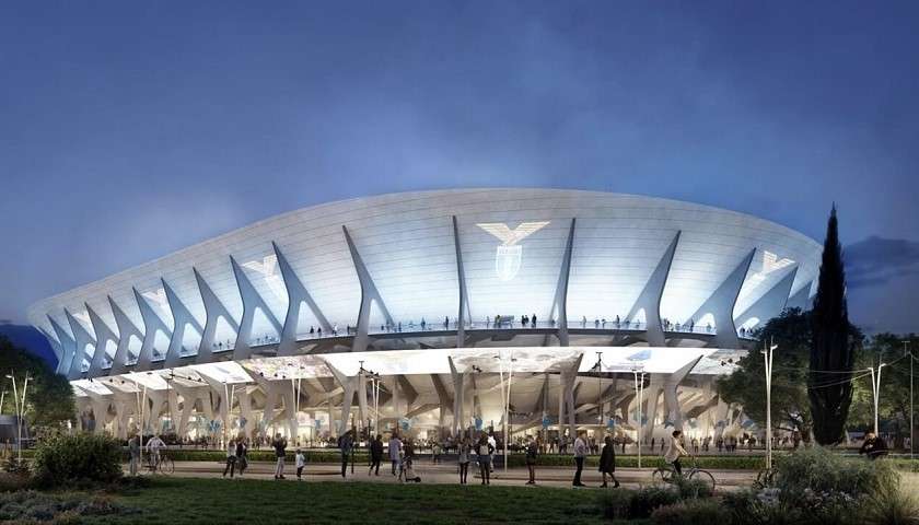 Il nuovo stadio Flaminio della Lazio
