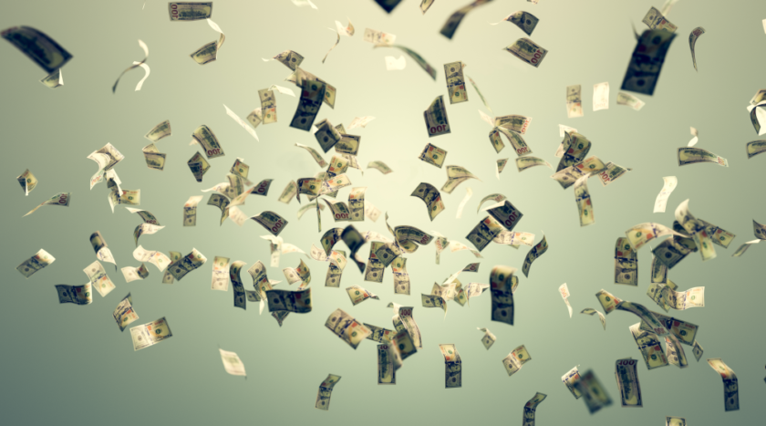 Una piggia di dollari Usa