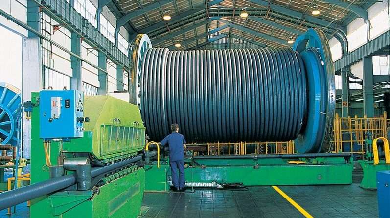 Stabilimento Prysmian. Immagine presa dal sito Prysmian
