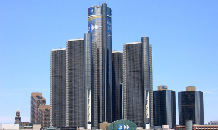 Il quartier generale della General Motors a Detroit