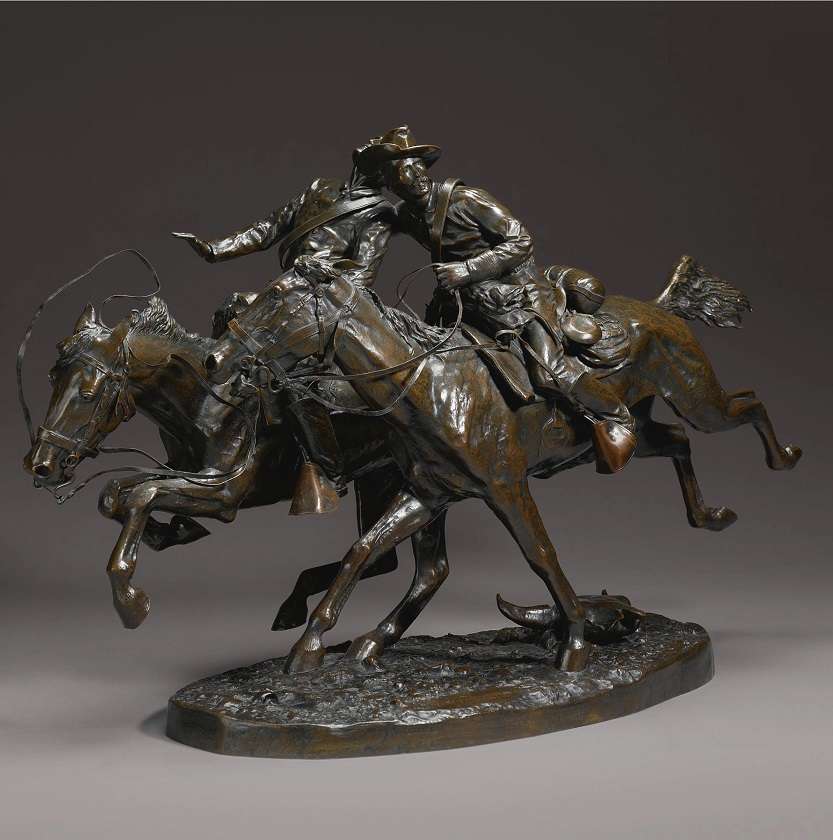 The Wounded Bunkie di Frederic Remington