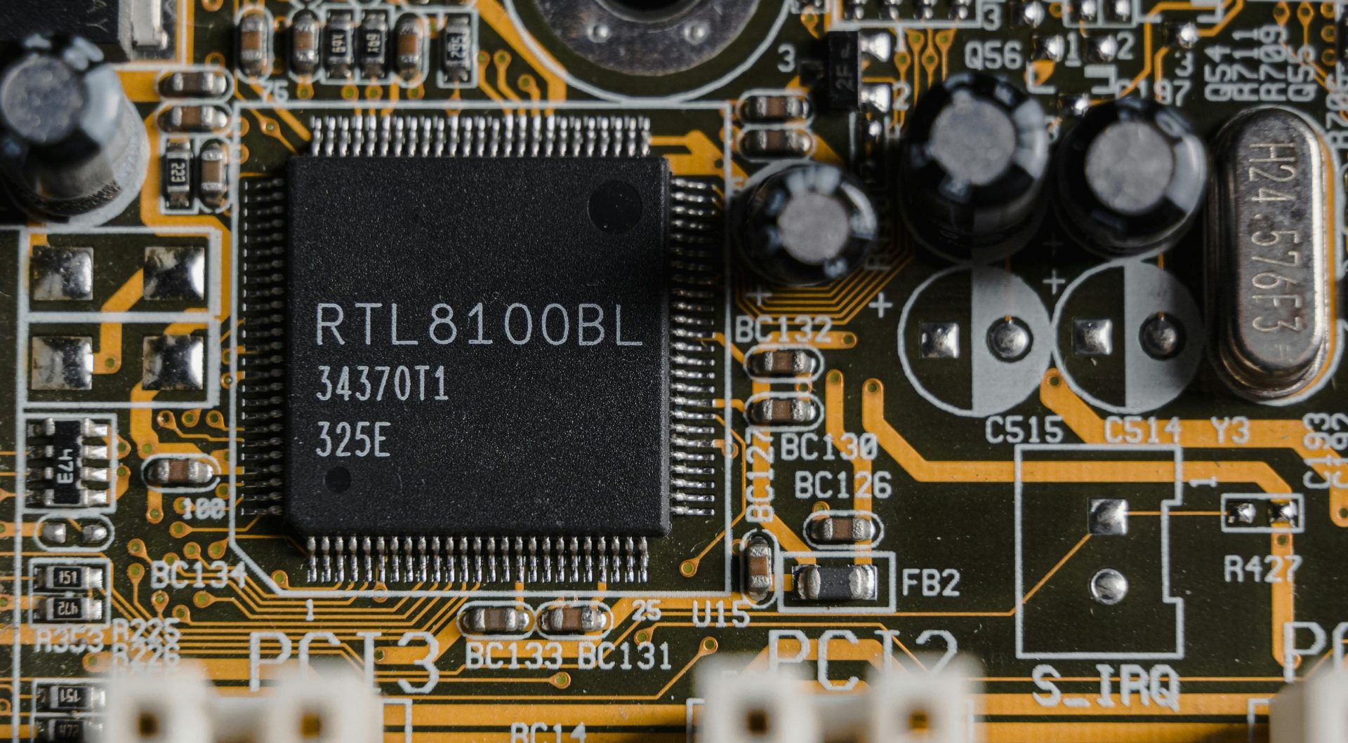 Immagine di un chip di memoria