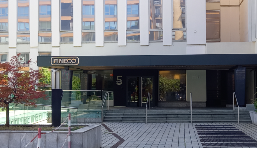 La sede di Fineco a Milano
