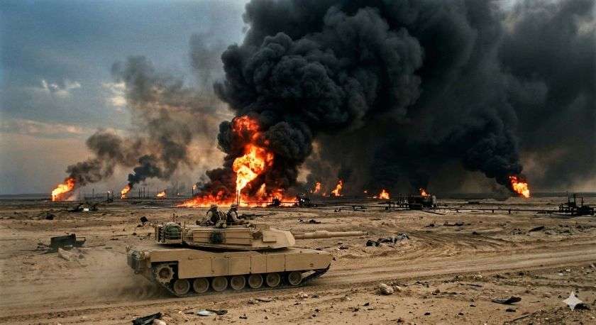Durante la guerra del Golfo vennero incendiati più di 600 p ozzi petroliferi