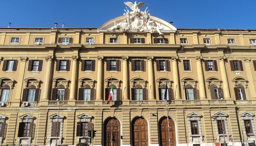 Il Ministero dell'Economia e delle Finanze, a Roma.