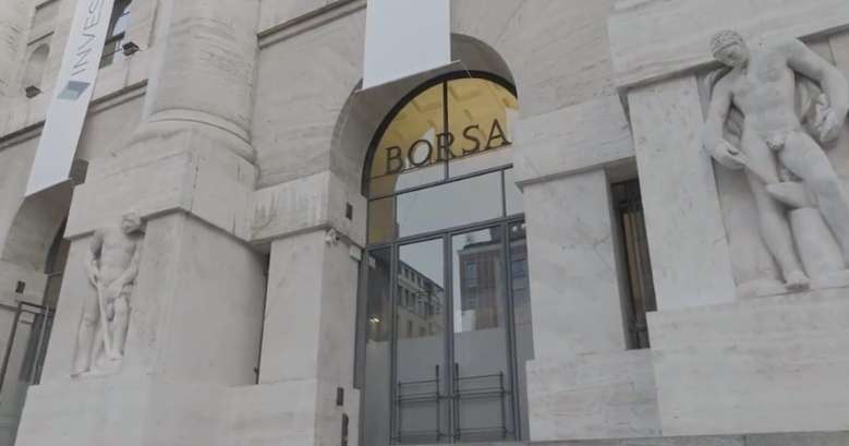 Azioni italiane - Immagine dell'ingresso della Borsa di Milano