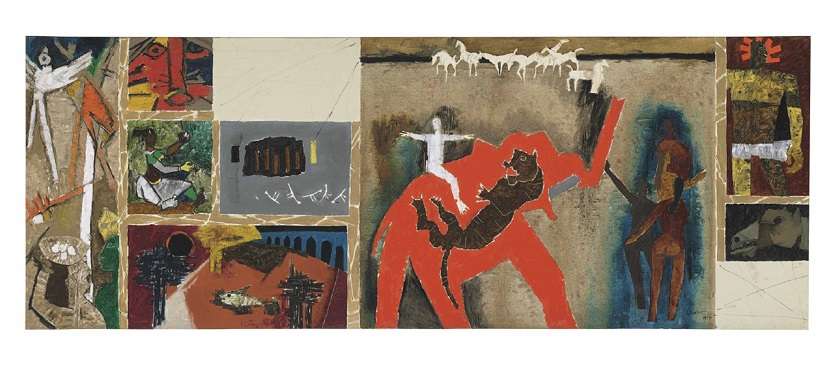 Untitled del 1956 di Maqbool Fida Husain