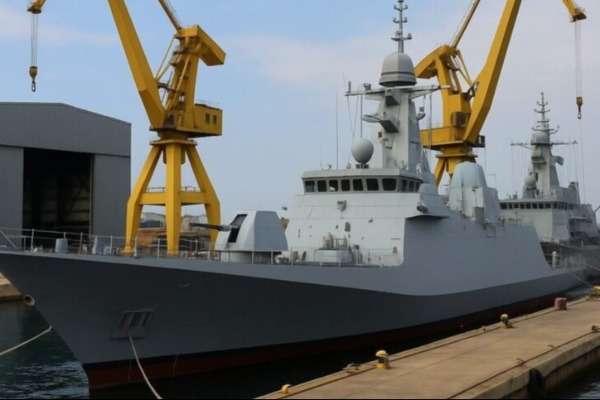 Cantiere navale di Valona. Immagine presa dal sito Fincantieri