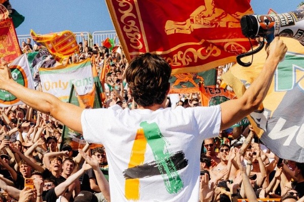 Un'immagine della festa per il ritorno del Venezia in Serie A
