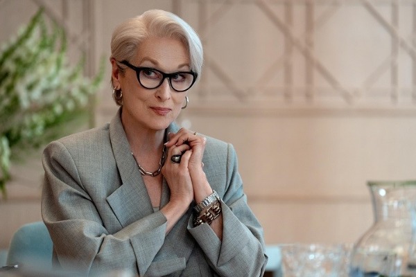 Meryl Streep in una scena del film Il diavolo veste Prada 2