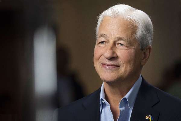 una foto di Jamie Dimon, ceo di JpMorgan Chase
