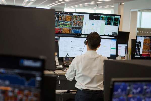 Wall Street - Immagine della sala trading di Goldman Sachs