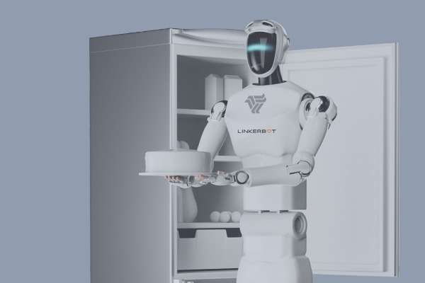 Immagine di una dimostrazione di un robot Linkerbot