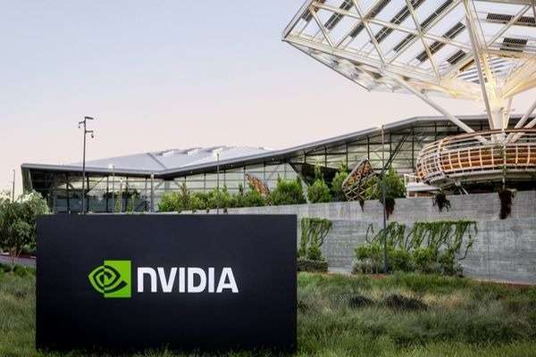 una foto della sede di Nvidia