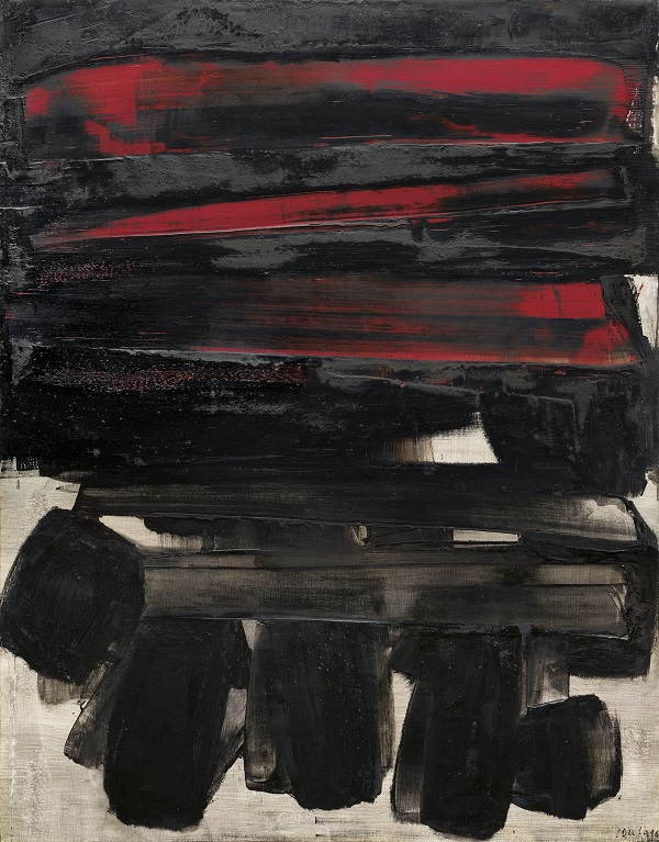 Peinture 146 x 114 cm, 6 mars 1960 di Pierre Soulages