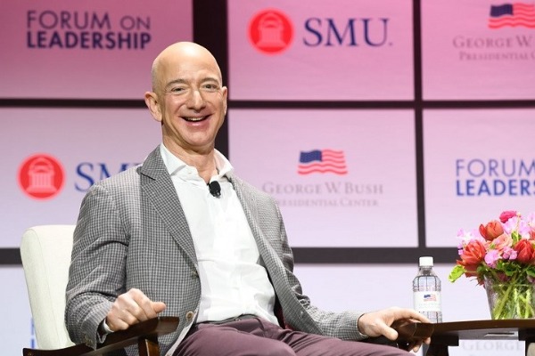 Jeff Bezos al Forum sulla Leadership al George W. Bush Presidential Center