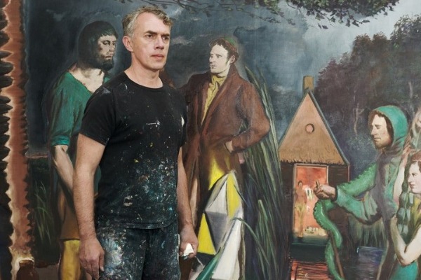 Una scena del documentario Neo Rauch - Comrades and Companions di Nicola Graef