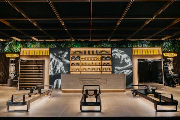 una foto degli interni di una delle sedi di Technogym