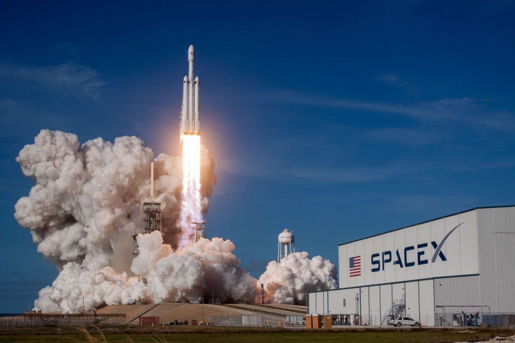 Immagine della stazione spaziale di SpaceX