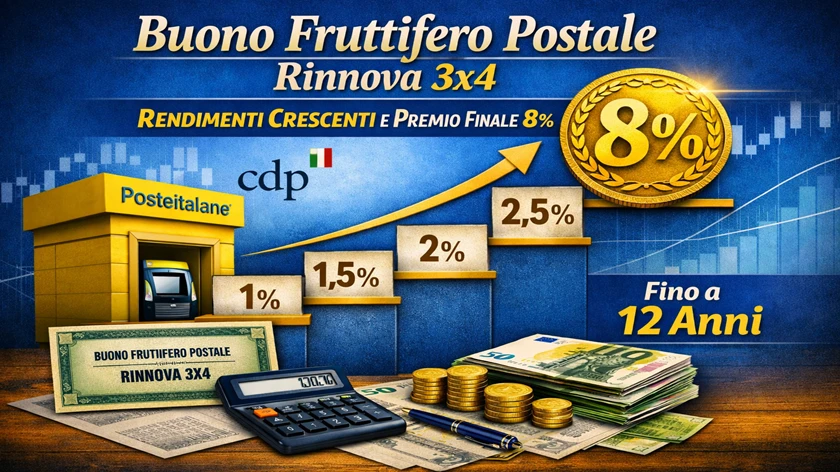 buono fruttifero cartaceo di Poste Italiane