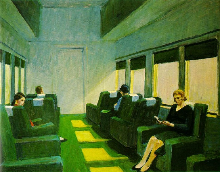 Chair Car di Edward Hopper