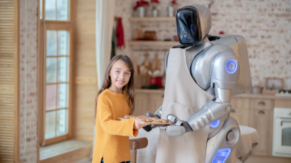 Un robot umanoide per utilizzo domestico