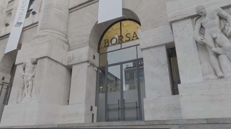 Dividendi - Screenshot dell'ingresso alla Borsa di Milano a Piazza Affari