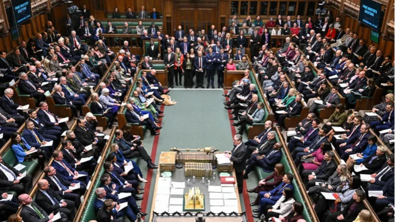 Una seduta del Parlamento britannico