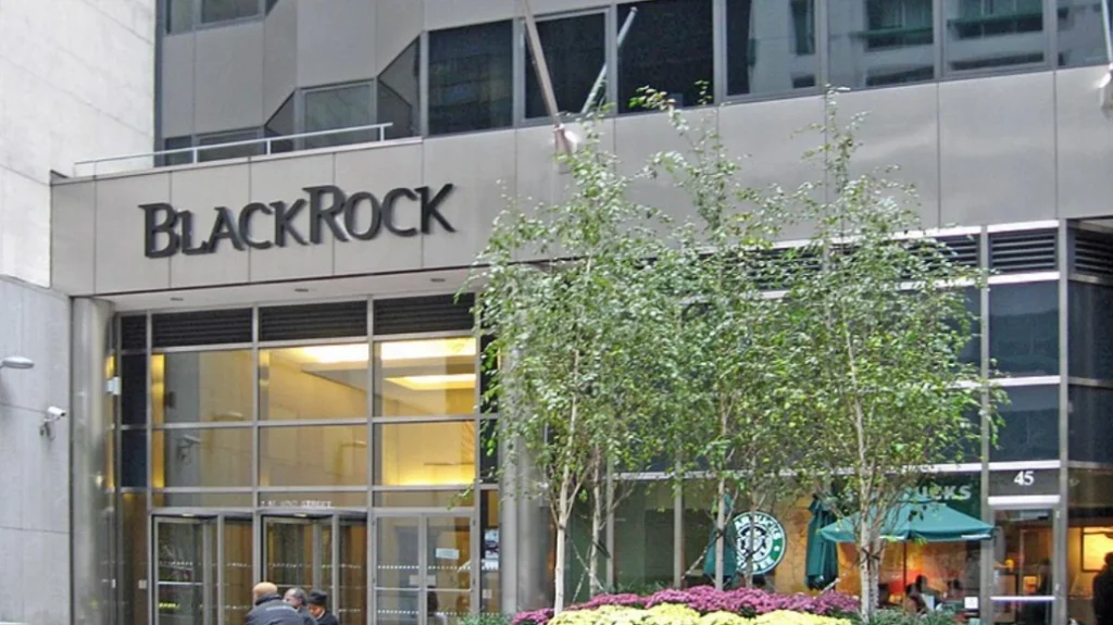 L'ingresso della sede principale di BlackRock