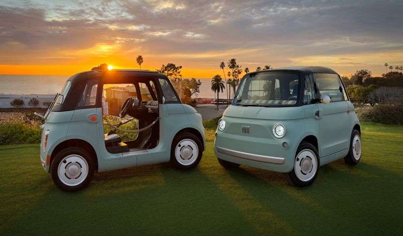 una foto della Fiat Topolino di Stellantis