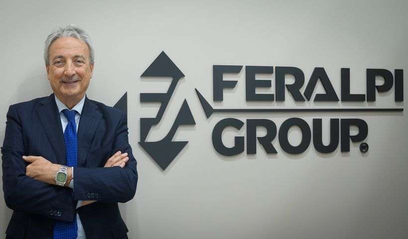 una foto di Giuseppe Pasini, presidente di Feralpi